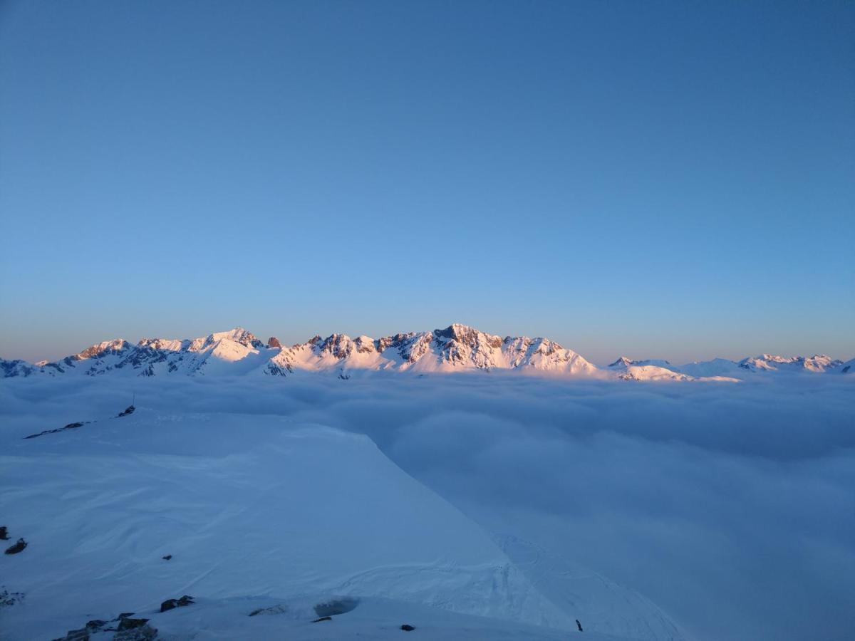 Apartement Hermann Strolz Sankt Anton am Arlberg Bagian luar foto